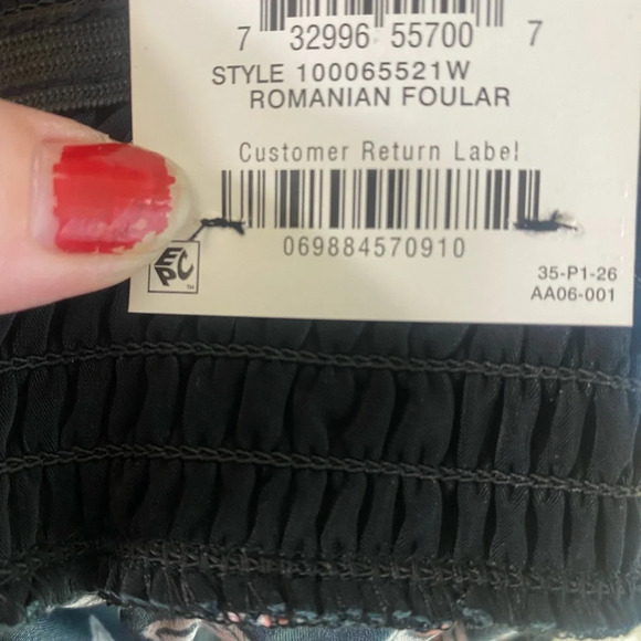 INC NWT Multicolor Printed Wide Leg Pants - Picture 11 of 16